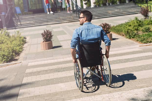 Man in wheelchair