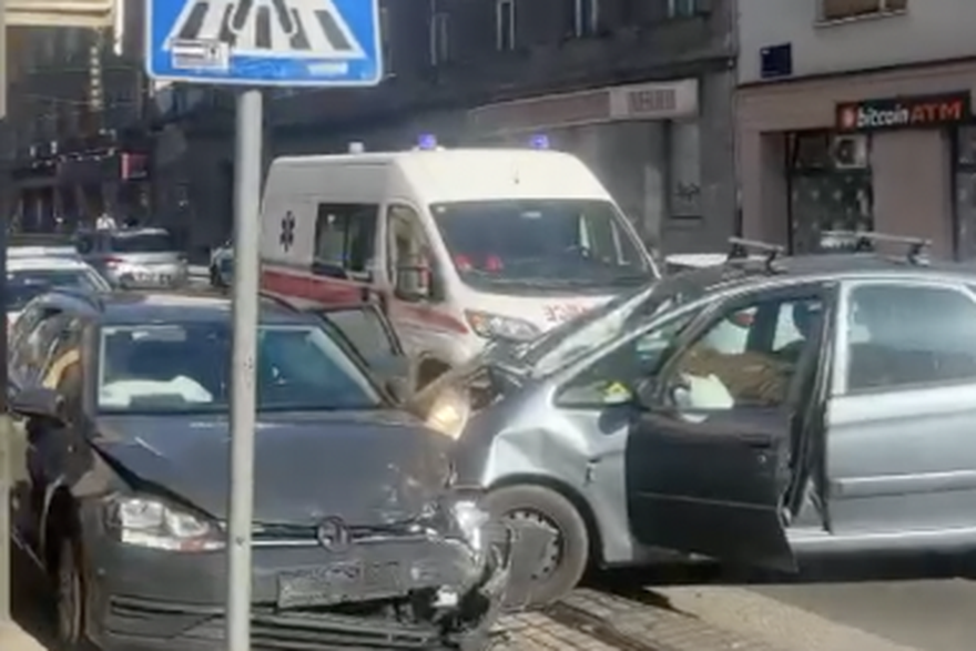 Prometna nesreća na križanju Ilice i Grahorove ulice