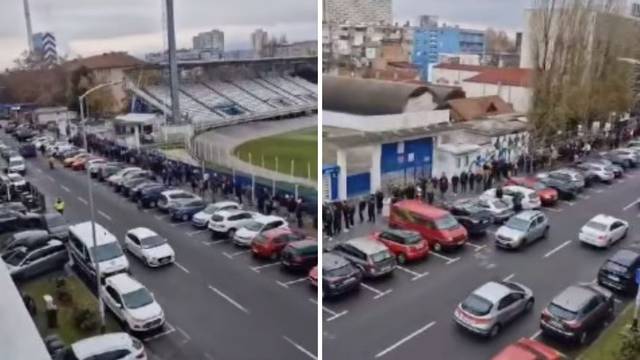 VIDEO Stadion u Kranjčevićevoj bit će krcat! Svi žele na Hajduk i Lokomotivu, pogledajte kolonu
