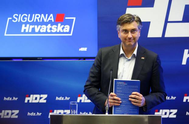 Zagreb: Predstavljanje kandidata na listi HDZ-a za I. izbornu jedinicu