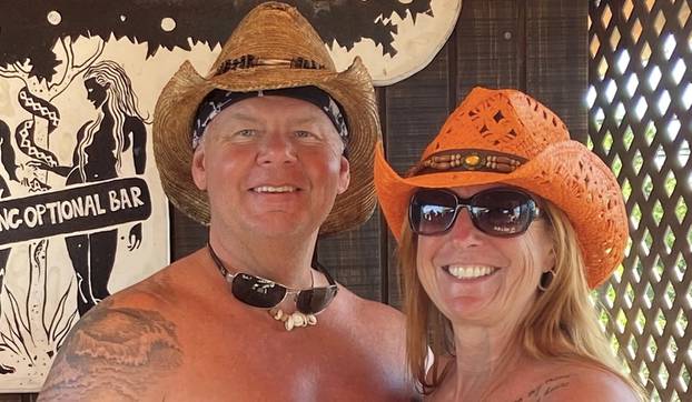 Meet the couple who have been on NINE naked cruises and have vowed to never step foot on a clothed cruise again