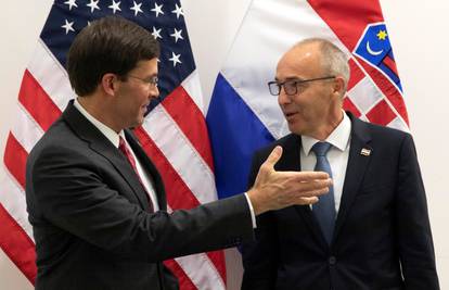 Krstičević s ministrom obrane SAD-a Markom Esperom