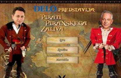 Sanader vs. Pahor u igrici "Pirati Piranskog zaljeva"
