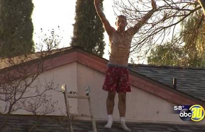 Bježao policiji preko krovova kuća bez majice i u čarapama