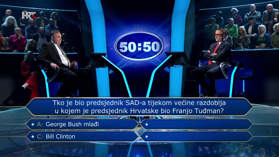Poznati glumac sjeo preko puta Tarika u 'Milijunašu': Znate li vi odgovor na pitanje za 5000 €?
