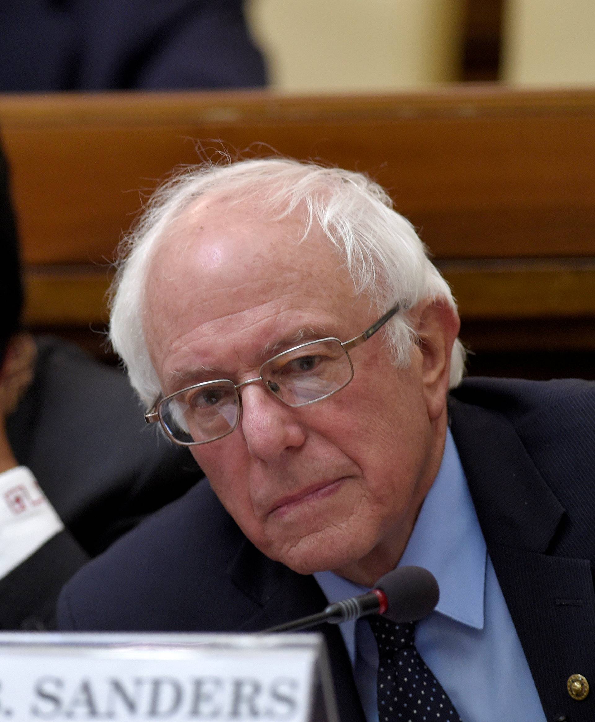 U.S. Democratic presidential candidate Sanders and Bolivia's president Evo Morales attend a conference at the Vatican