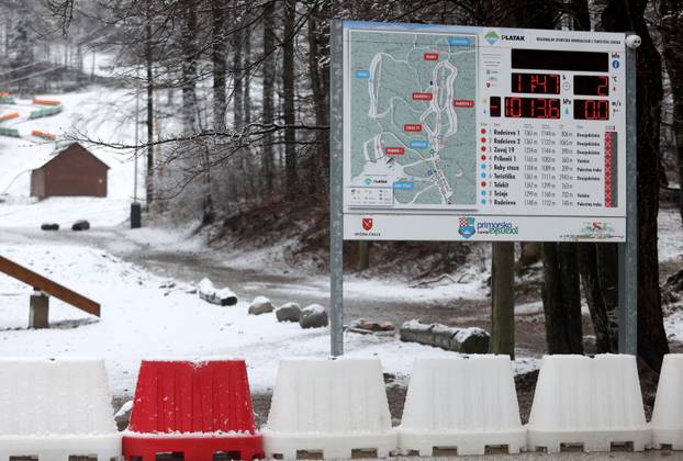 Na Platku je pao snijeg