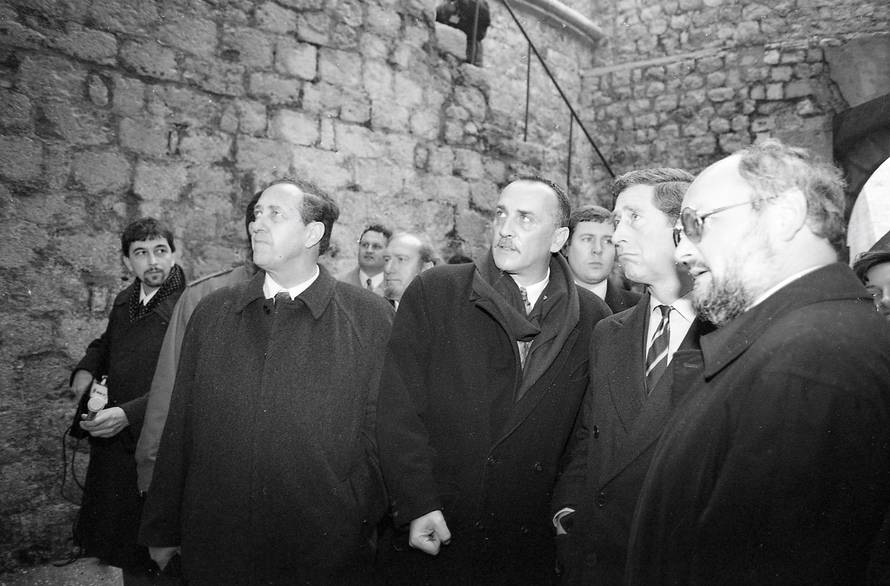 Britanski prijestolonasljednik princ Charles posjetio Dubrovnik, 8. 2. 1996.