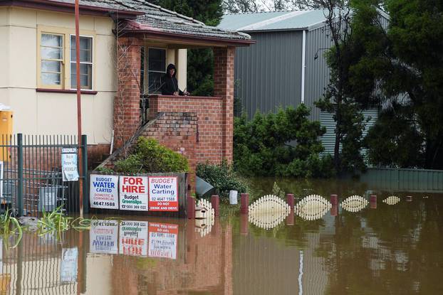 Floodwaters inundate Camden, South Western Sydney