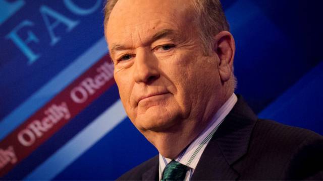 FILE PHOTO: Fox News Channel host Bill O'Reilly poses on the set of his show "The O'Reilly Factor" in New York