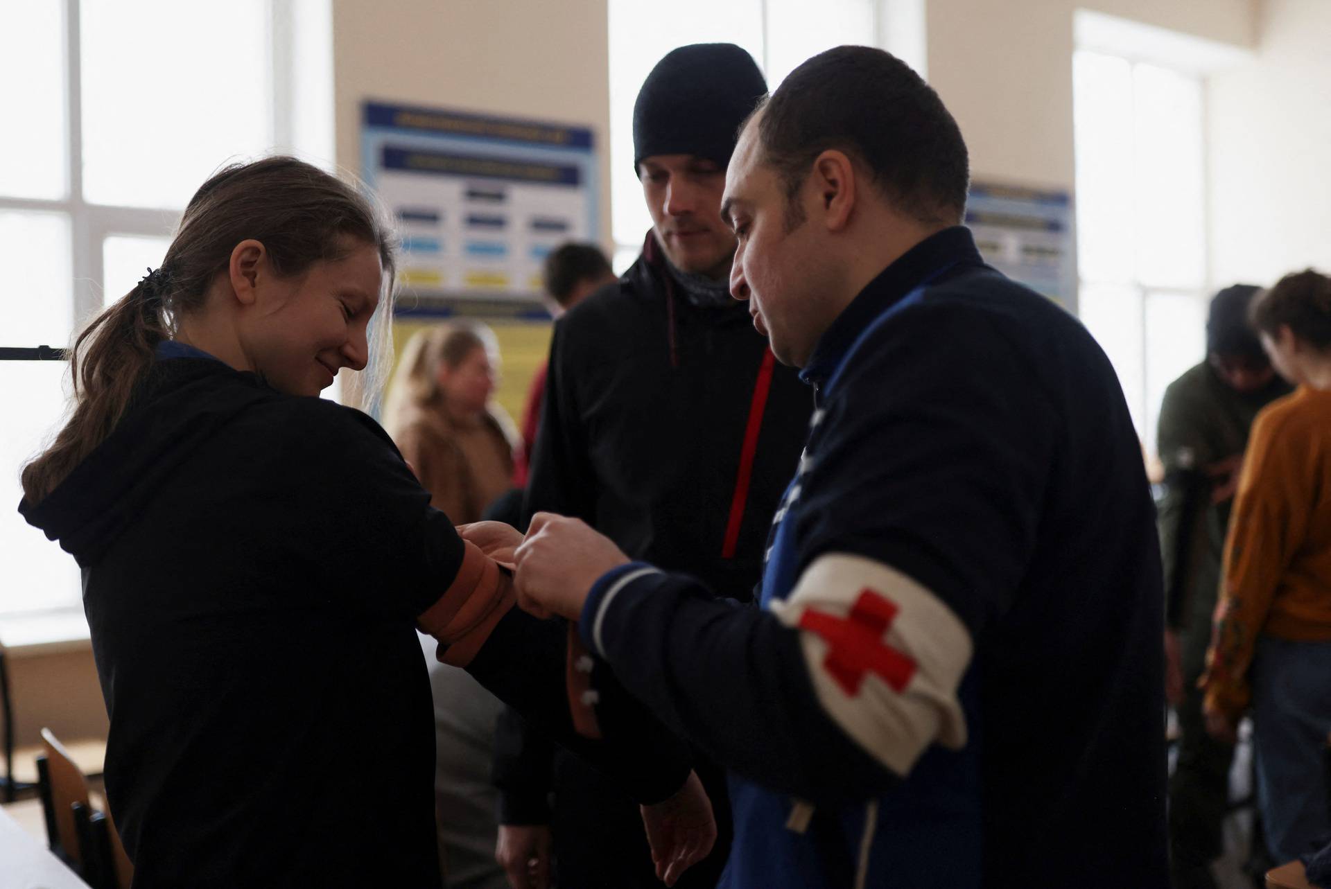 Meet the Ukrainian couples training for war, in Odessa