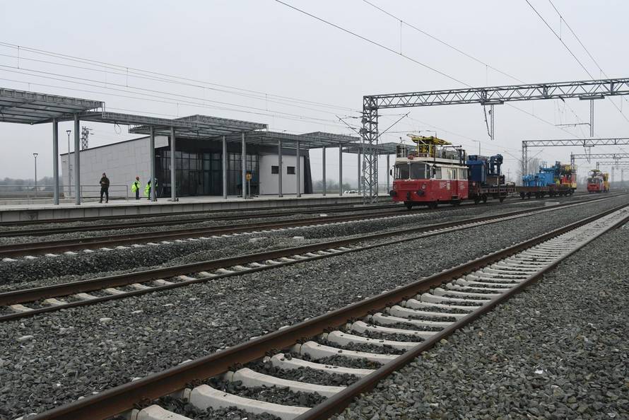 Botovo: Puštanje u promet kolosijeka preko željezničkog mosta Drava