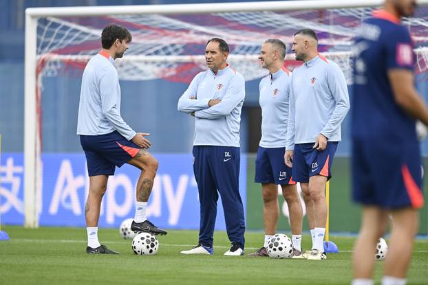 Zagreb: Hrvatski nogometni reprezetativci odradili trening
