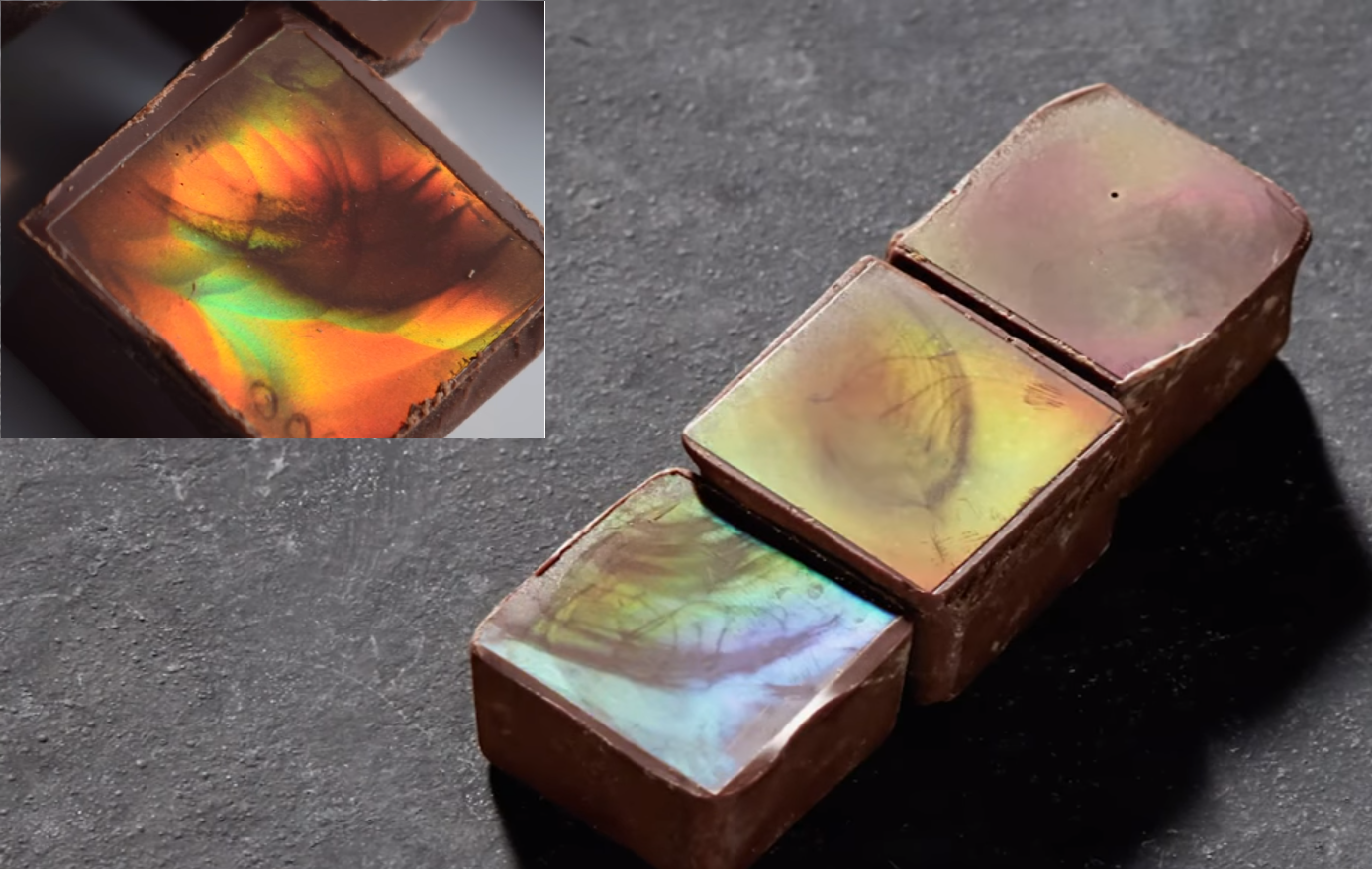 Uz pomoć 3D printera stvorio lijepu čokoladu s efektom duge