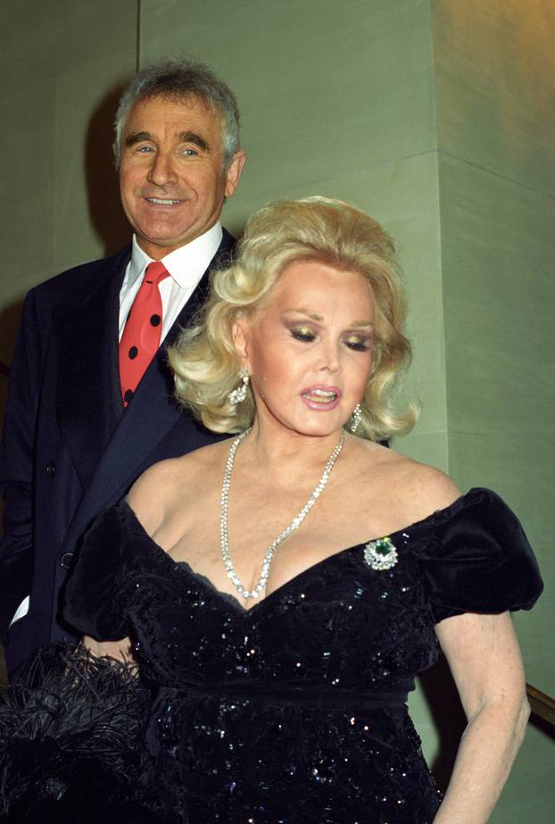 Zsa Zsa Gabor with german husband Frederic von Anhalt