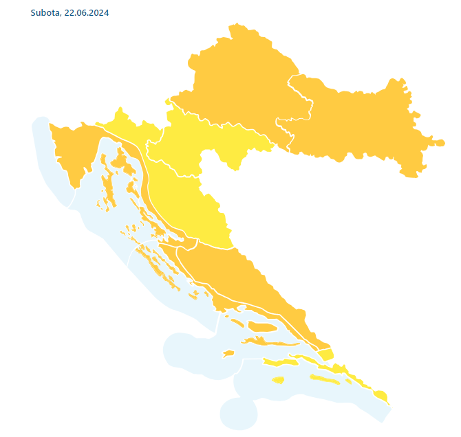 Nakon toplinskog vala stiže nam nevrijeme: Pali se alarm, mogući su pljuskovi, čak i tuča