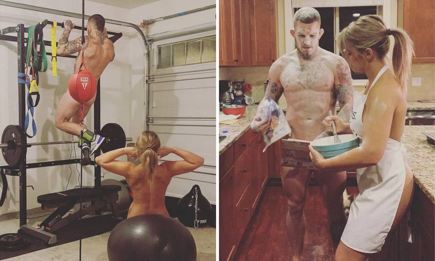 Bez odjeće u izolaciji: VanZant i suprug goli treniraju i kuhaju