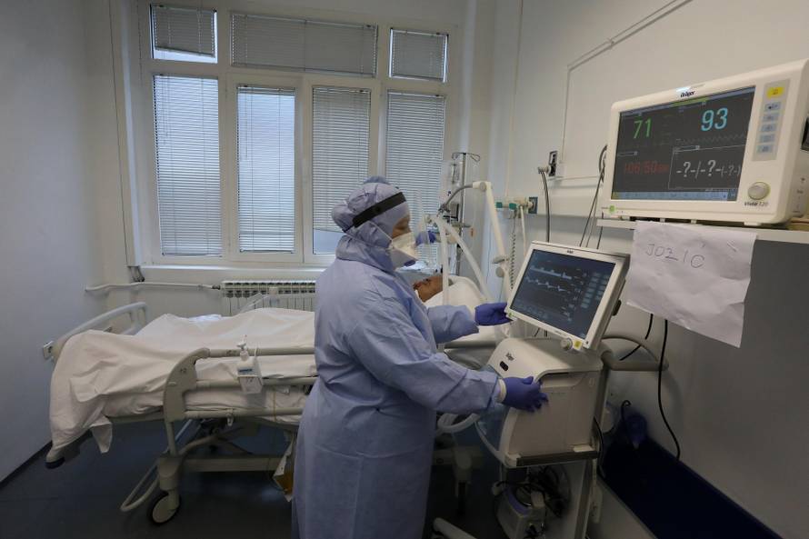 Respiracijski odjel za oboljele od covida-19 u KBC-u Rijeka