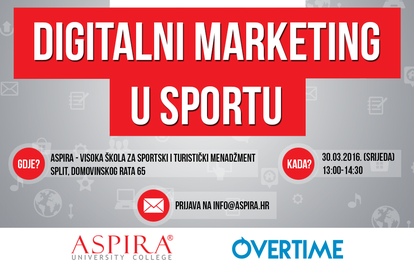 Digitalni marketing u sportu: Predavanje u srijedu u Splitu