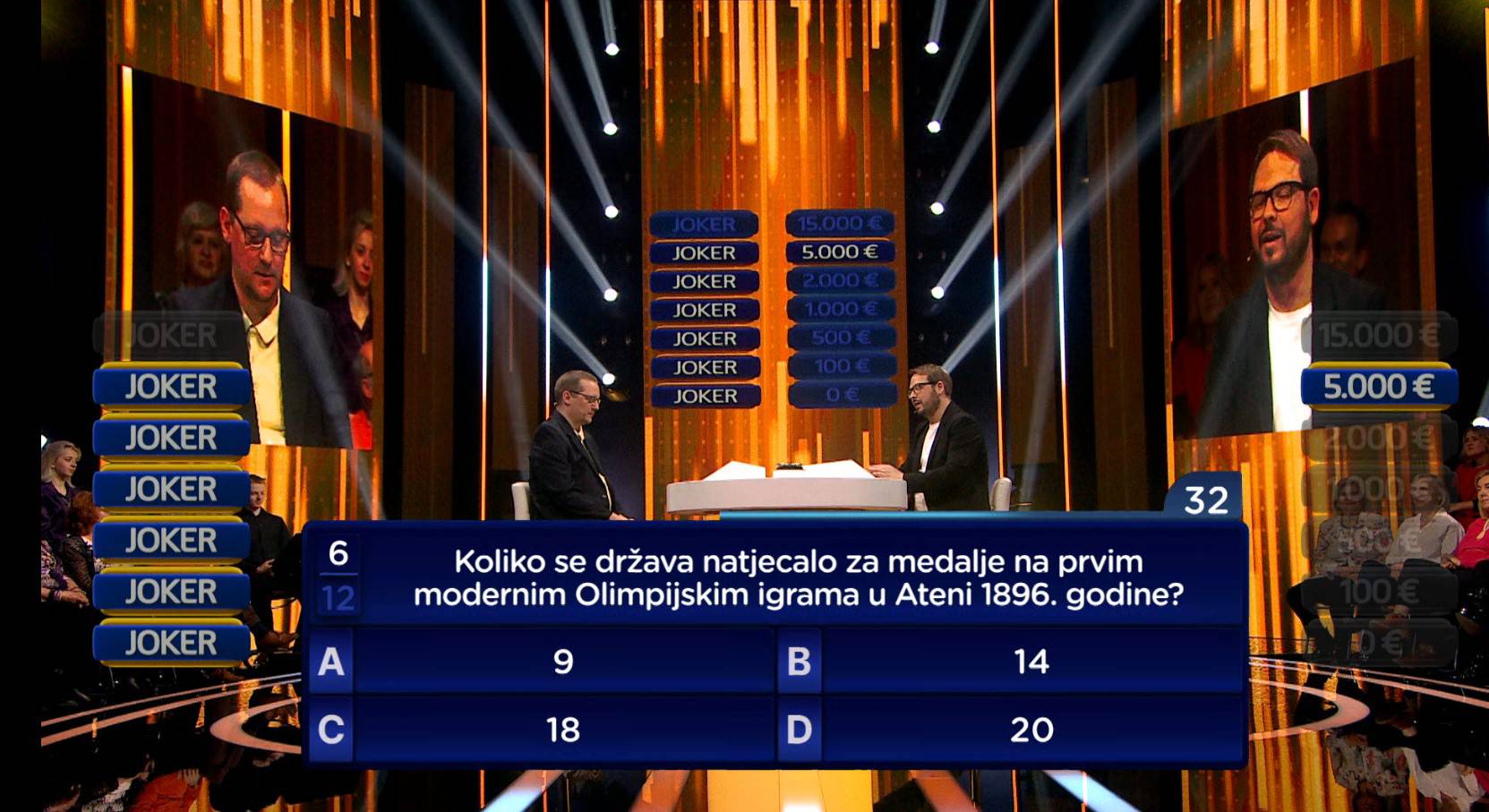 Inženjer matematike Borko je u  'Jokeru' bio jako samouvjeren, a zatim je kući otišao sa 100 €