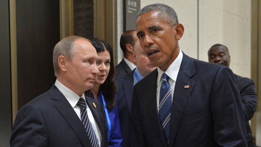 Russian President Putin meets with U.S. President Obama on sidelines of G20 Summit in Hangzhou