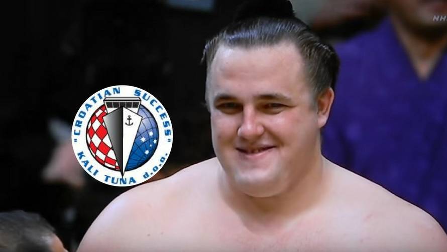 Baruto, div od 180 kg kojem je sponzor hrvatska tvornica tune