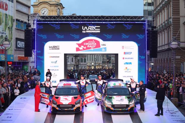 Rijeka: Ceremonijalni start WRC Croatia Rallyja 2026.