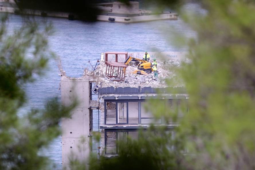 Split: Bageri na najvišoj etaži gradilišta hotela Marjan