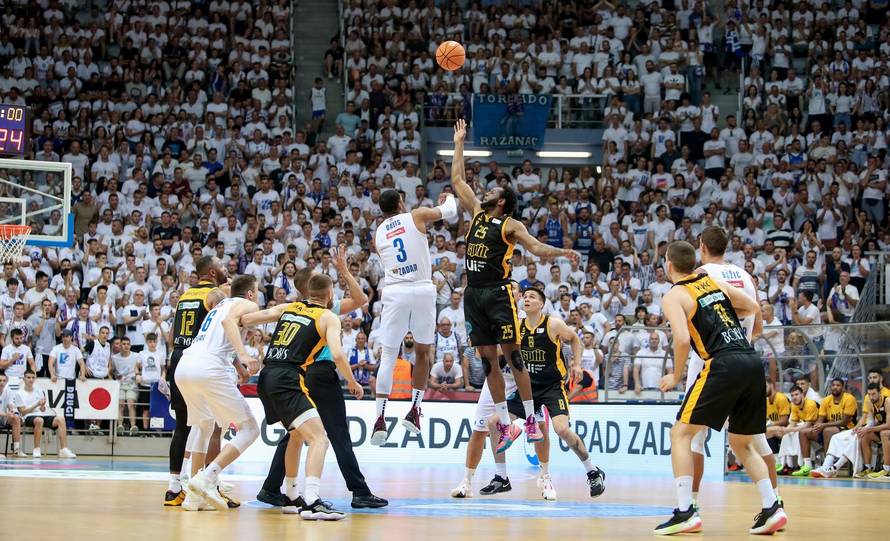 Zadar: Treća utakmica finala doigravanja HT Premijer lige između Zadra i Splita