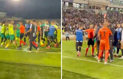 VIDEO Ciprani izbacili Partizan nakon raspucavanja. Izbila tučnjava, sudac isključio dvojicu