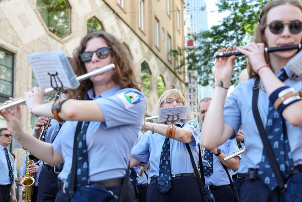 Proslava Dana grada Zagreba, glazbena kontrola Zagrebačkog orkestra ZET-a.
