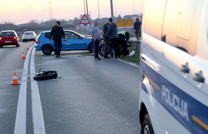Teža nesreća kod Čakovca: Vozač motocikla je u bolnici