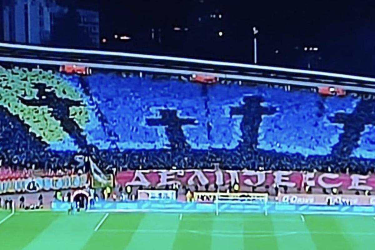 Sramotna koreografija Delija: Razvili groblje ukrajinskih boja