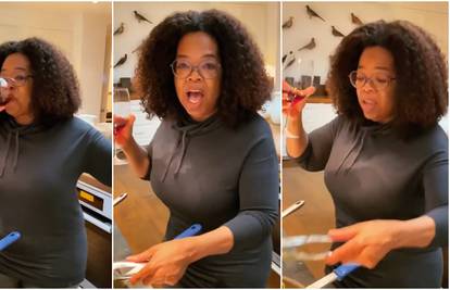 Oprah je opuštena u karanteni: Kuha, pjeva, pleše i nazdravlja