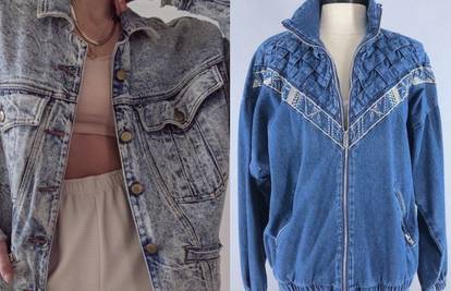 Kako je traper jakna izgledala u osamdesetima - šišmiš rukavi, isprana plava boja i volumen