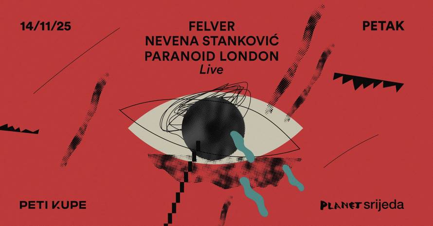 Noć koja mijenja pravila: Sirovu energiju ovog petka u Peti Kupe donosi Planet srijeda