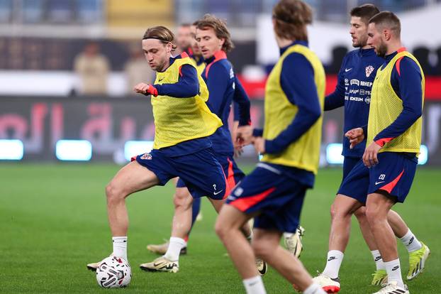 Kairo: Trening hrvatske nogometne reprezentacije