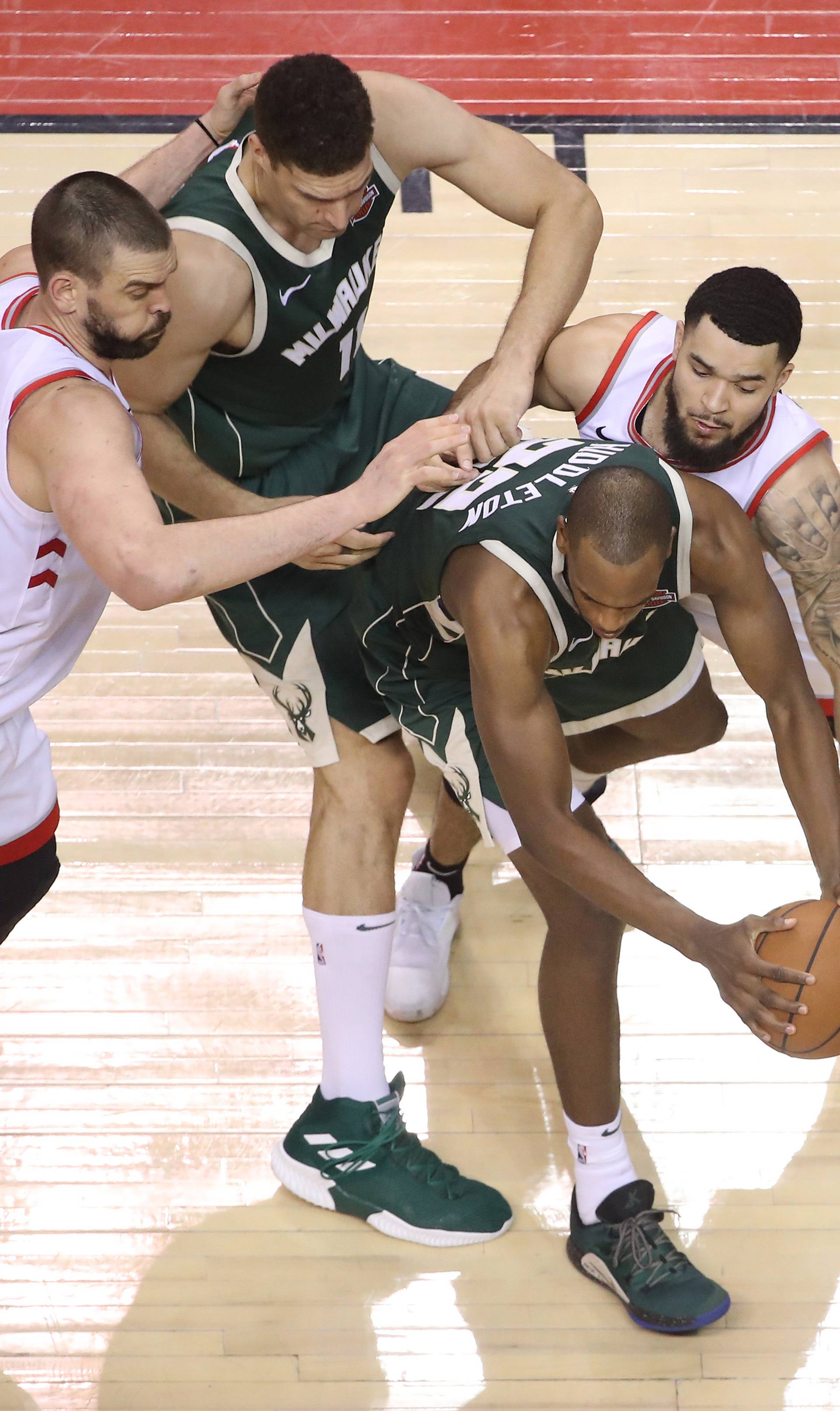 NBA: Playoffs-Milwaukee Bucks at Toronto Raptors