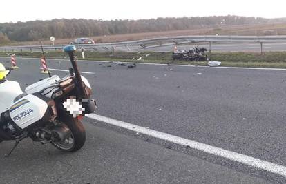 FOTO Kamion 'pomeo' policajce na motoru: 'Bio je to jeziv prizor i nastala je odmah velika gužva'