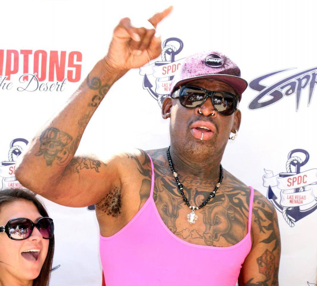 Dennis Rodman Photocall - Las Vegas