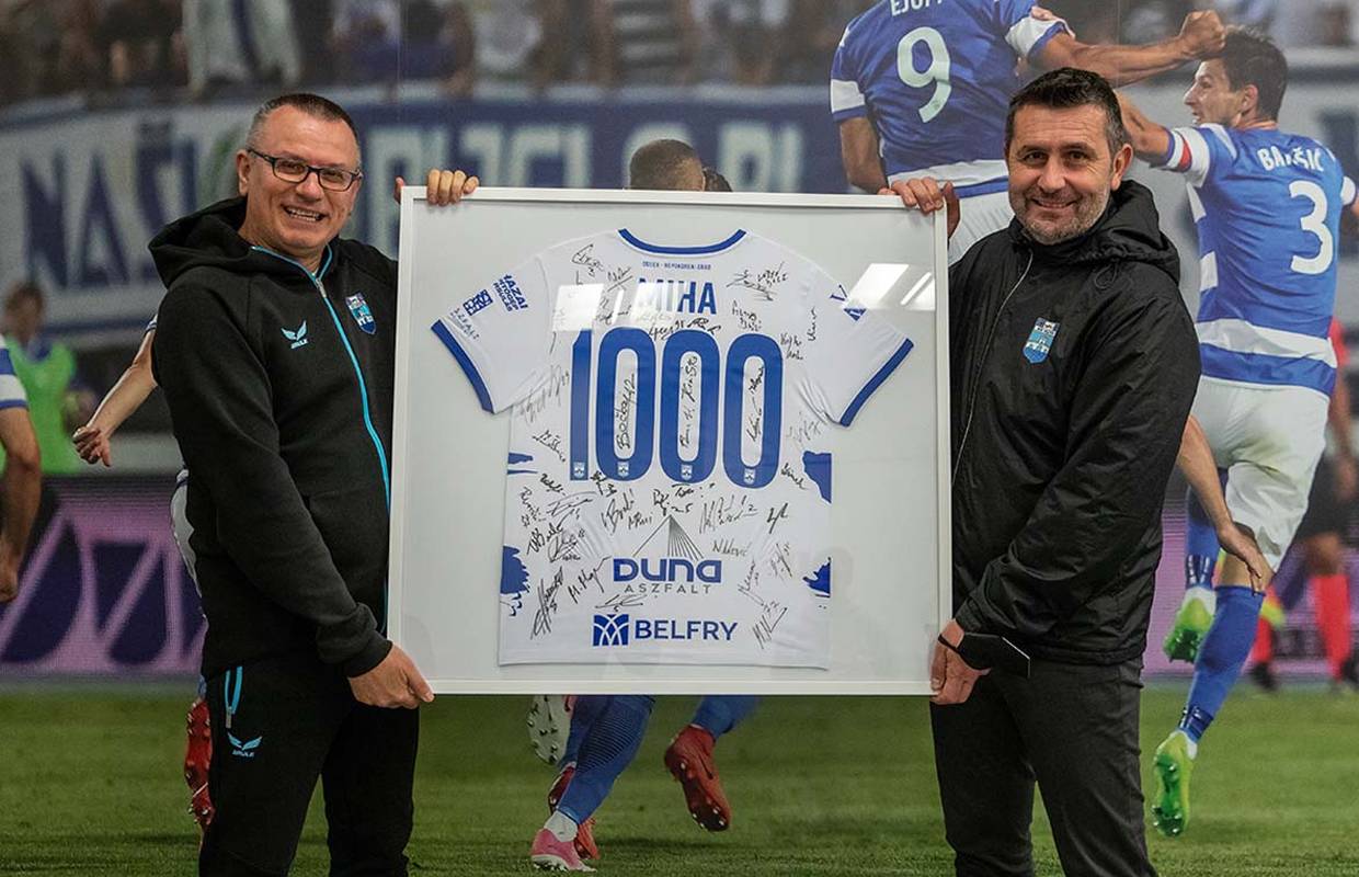 Glasnogovornik Osijeka odradio 1000 utakmica: Miha je čovjek koji živi za ovaj klub, čestitam!