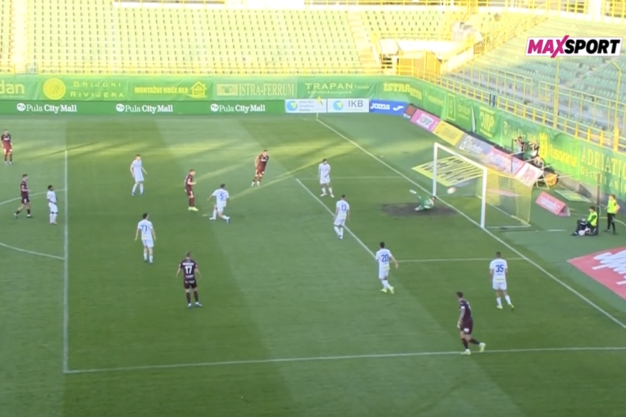 Golovi na utakmici Istra - Vukovar