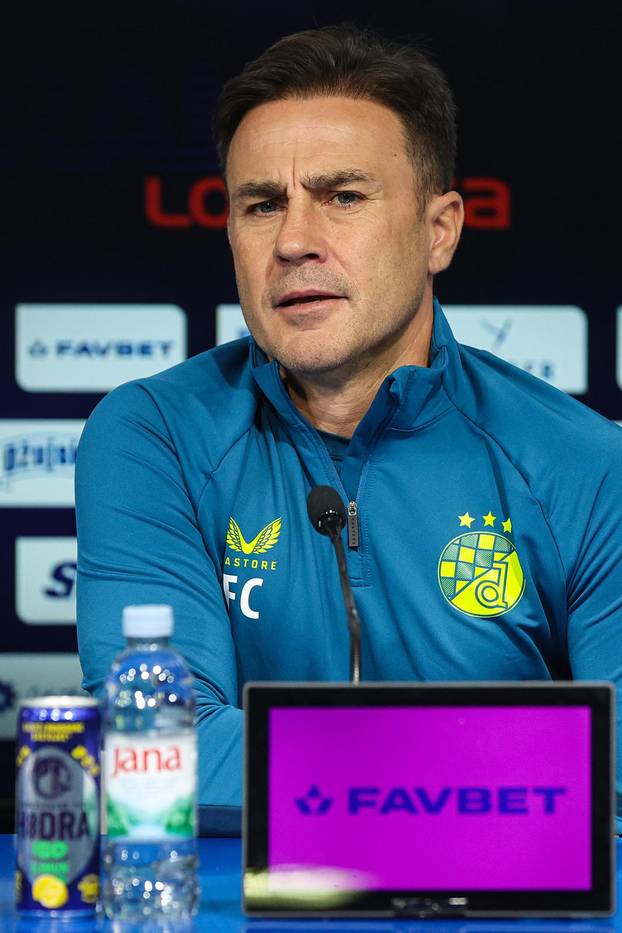 Zagreb: Konferencija za medije GNK Dinamo uoči utakmice 20. kola, NK Osijek - GNK Dinamo