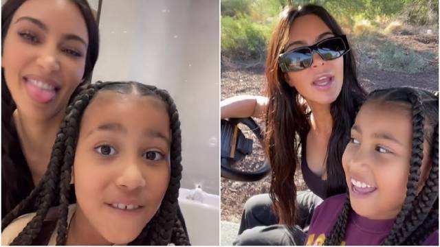 Kim Kardashian otvorila profil na TikToku s osmogodišnjom kćeri, već ih prati milijun ljudi
