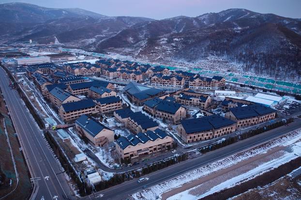 FILE PHOTO: Zhangjiakou Winter Olympic Village in Zhangjiakou