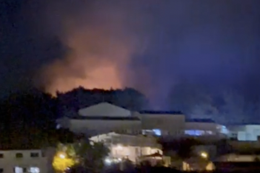 Po&zcaron;ar kod Solina