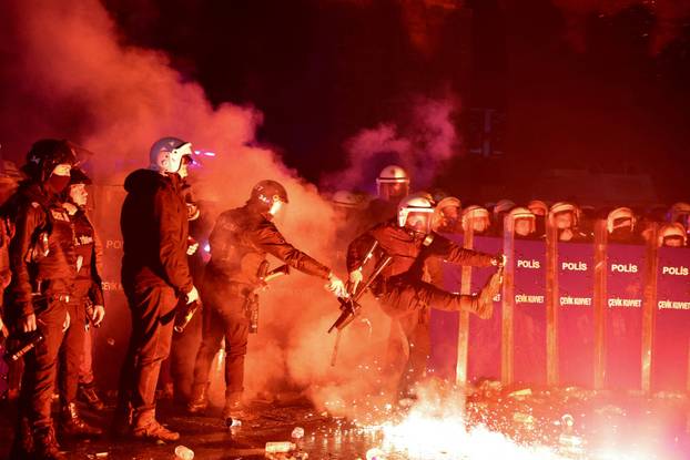 Protest against the detention of Istanbul Mayor Ekrem Imamoglu, in Istanbul