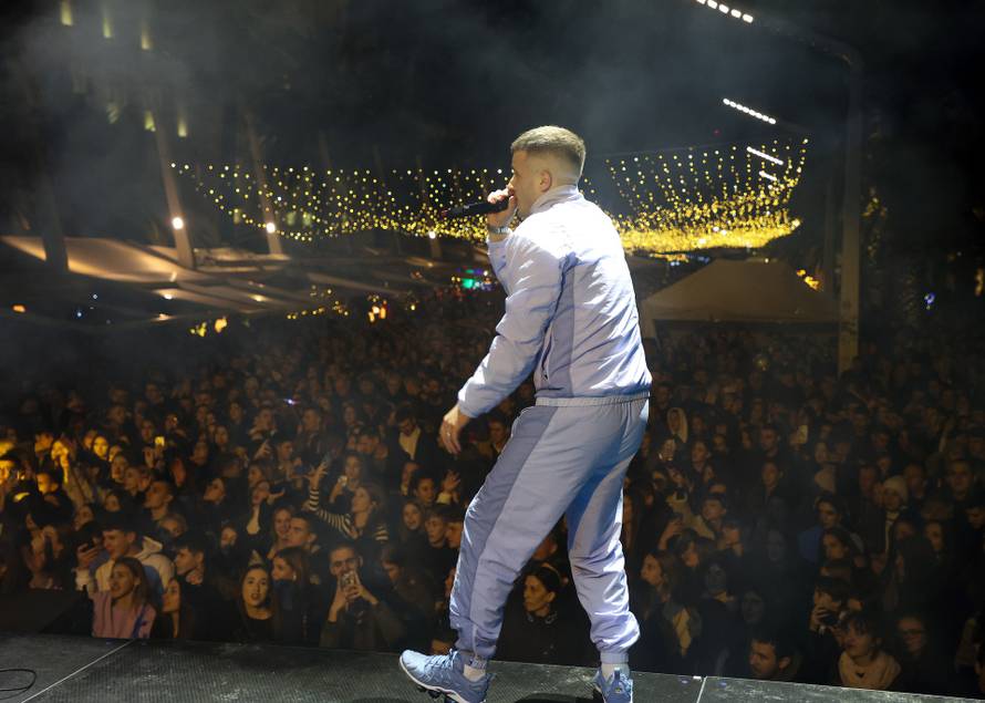 Split: Doček Nove godine na Rivi