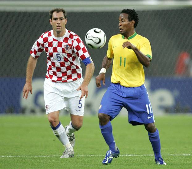 Berlin: Svjetsko nogometno prvenstvo 2006., prvo kolo skupine F, Hrvatska - Brazil, 13.06.2006. 