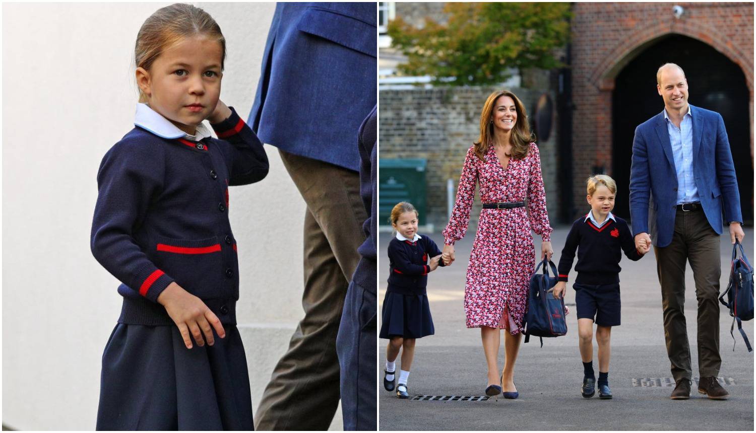 Uzbuđena Charlotte: Princeza s četiri godine krenula u školu